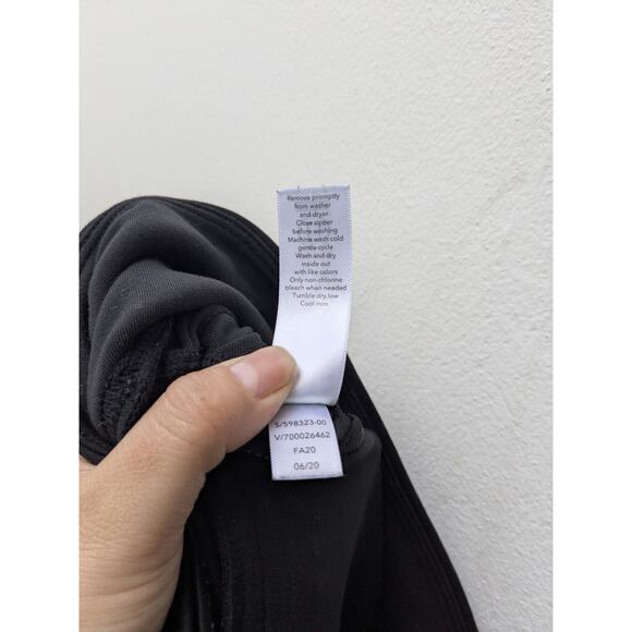 Athleta Women’s Leggings Delancey Moto Tight Black Ankle Zip Athleisure Size S - Picture 16 of 16